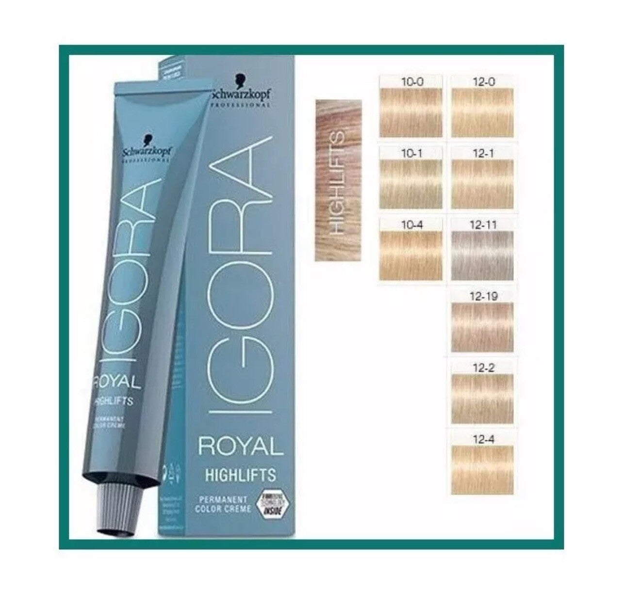 SCHWARZKOPF IGORA ROYAL HIGHLIFTS ⭐️ LIGHTENING FAST DELIVERY