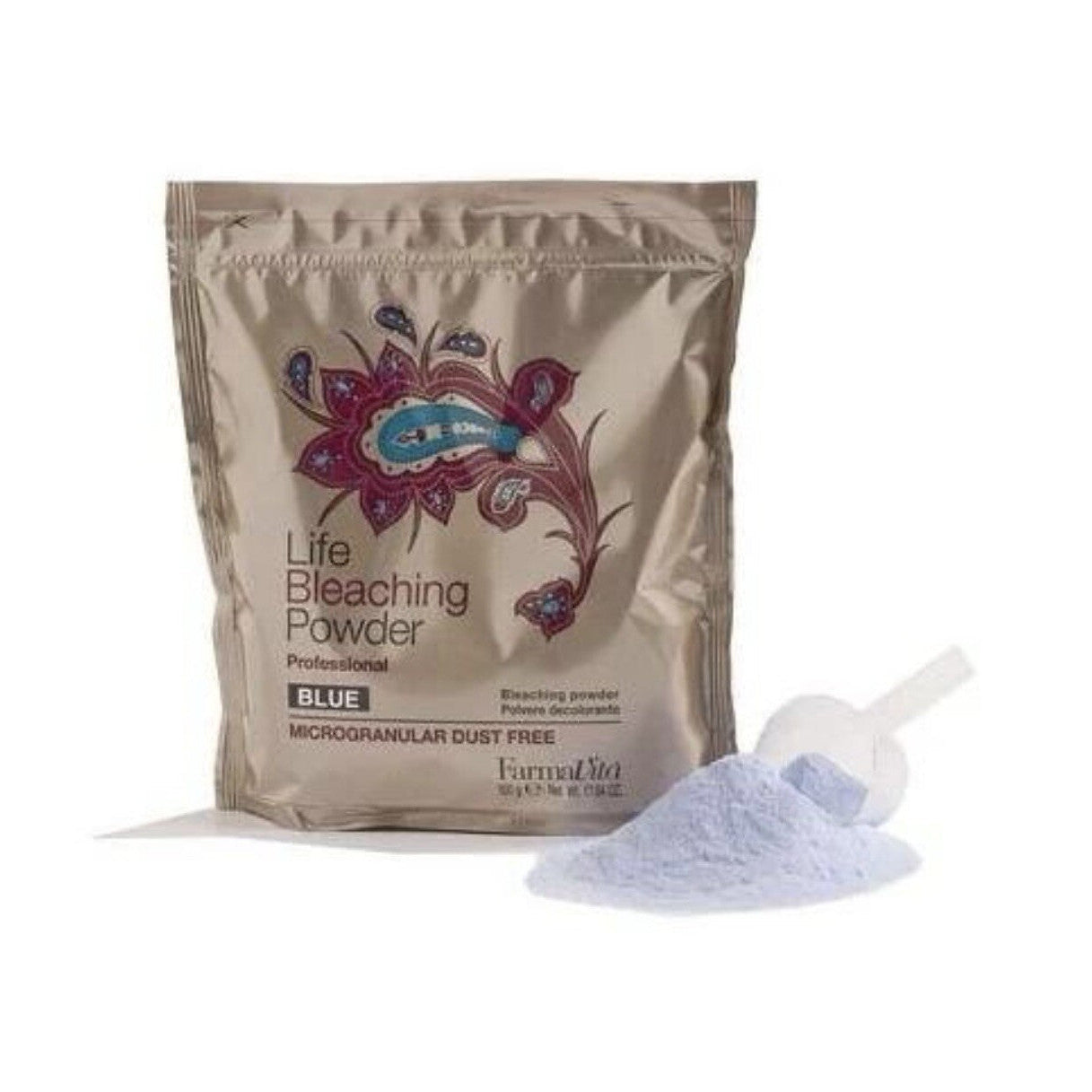 FarmaVita Life Bleaching Powder Blue Aluminium Bag