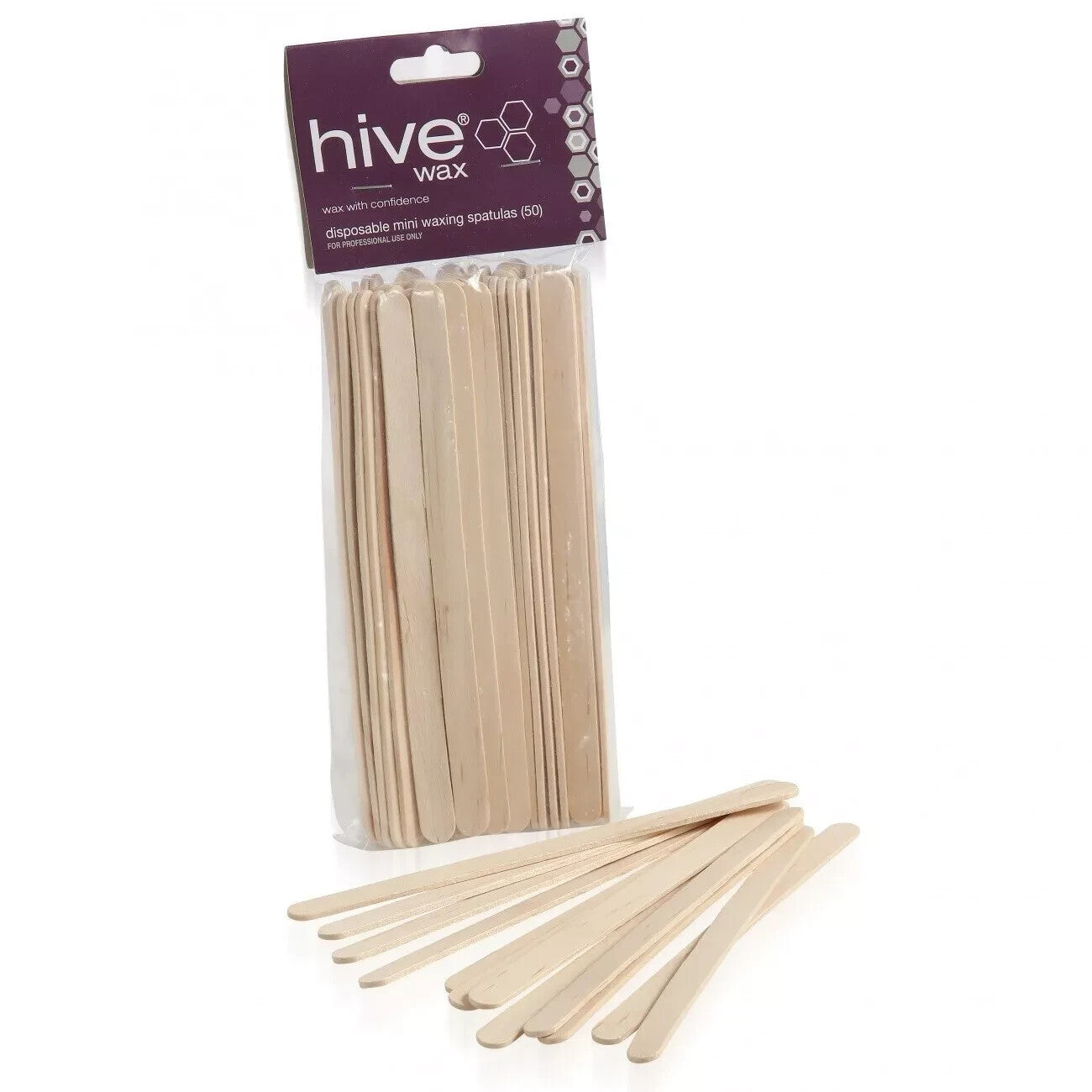 Hive EYEBROW BROW & LIP Wax Disposable Spatulas - 200pk