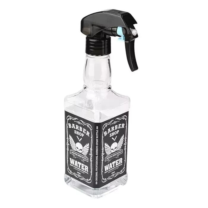 CLEAR Water Spray Bottle Barber Shop 500ml Hairdresser Salon Sprayer