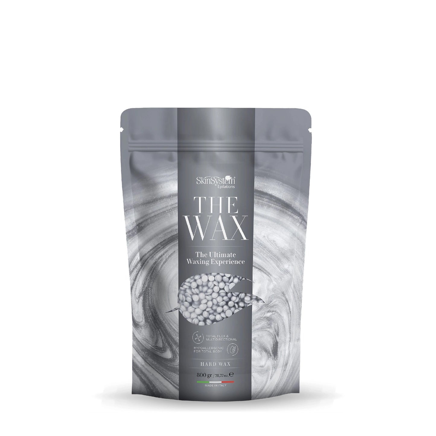 SkinSystem THE WAX SILVER Elastic Epilatory Wax in Pebbles 800gr