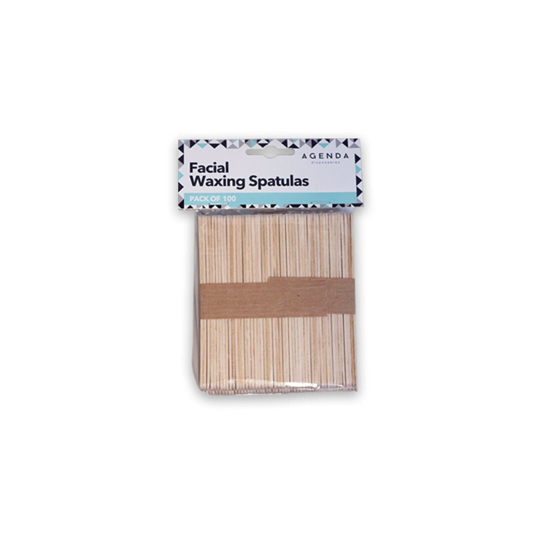 Agenda Disposable facial waxing spatulas 100pk