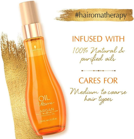 Schwarzkopf Oil Ultime Argan Finishing Oil For Medium To Course Hair 100ml