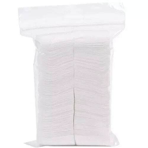LINT FREE NAIL WIPES PLAIN (200) Professional Manicure