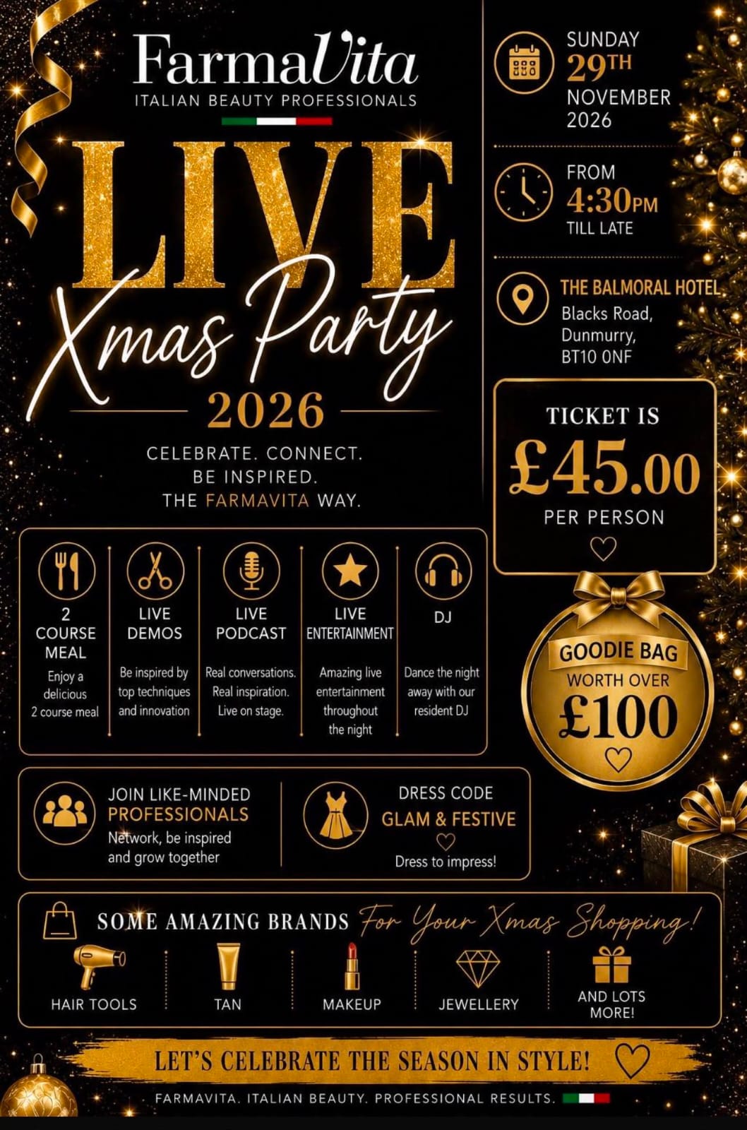 Farmavita Live Xmas Party 2026 – Event Ticket