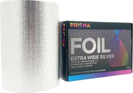 Embossed Prisma - Foil - Silver - 150mm x 100m (PR-F150-S15) Extra Wide (TOP SELLER)